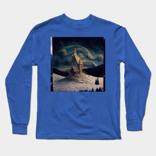 Starry Night Above The Shrieking Shack Long Sleeve T-Shirt